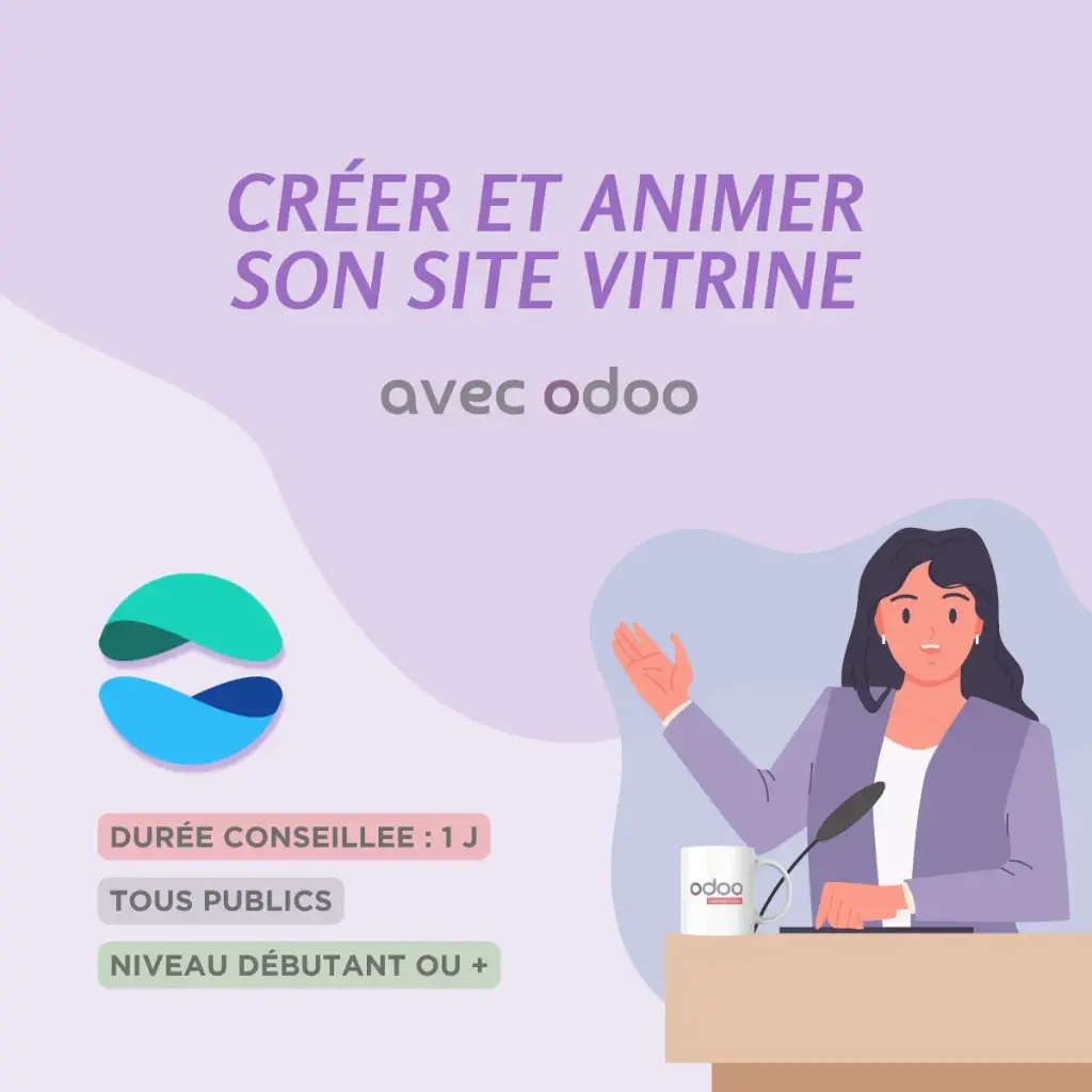 Créer et animer son site vitrine avec Odoo (Débutant)