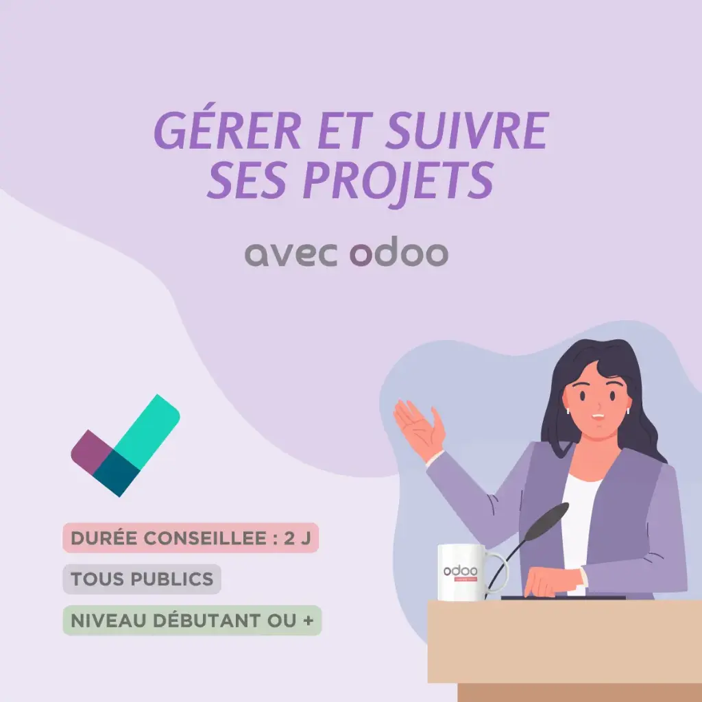Gérer et suivre ses projets avec Odoo (Débutant)