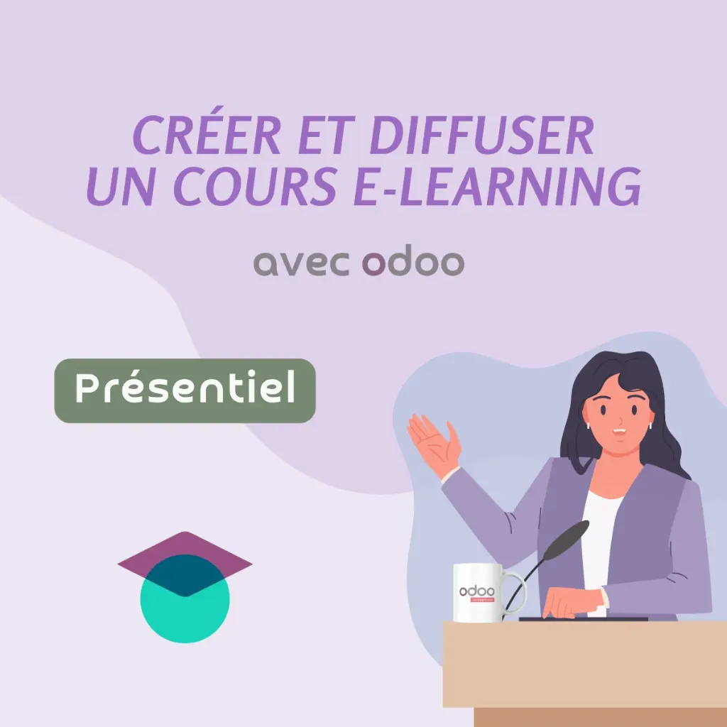 Créer et diffuser un cours e-learning avec Odoo