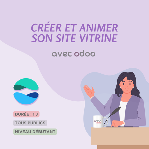Créer et animer son site vitrine avec Odoo [1 jour]