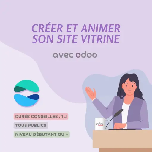 Créer et animer son site vitrine avec Odoo